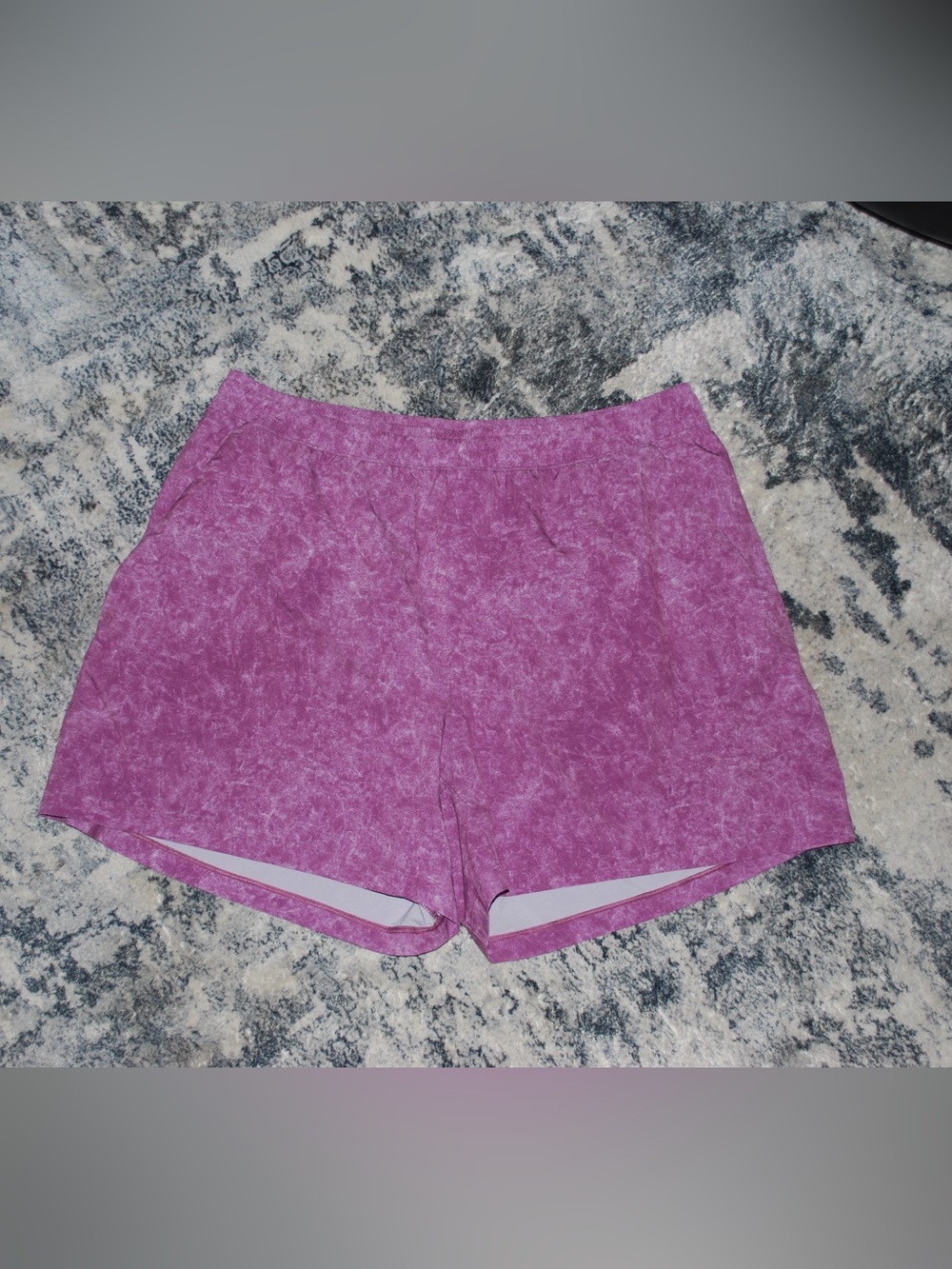 Lululemon Pace Breaker Shorts 5 Inch Inseam Linerless Pink Gravel Dust
